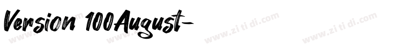 Version 100August字体转换